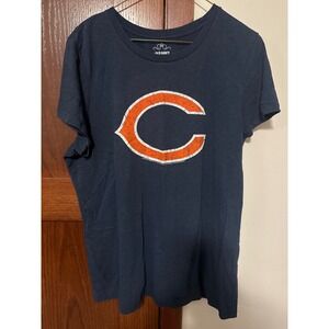 Old Navy Womens Navy Blue Chicago Bears Graphic T Shirt X Large